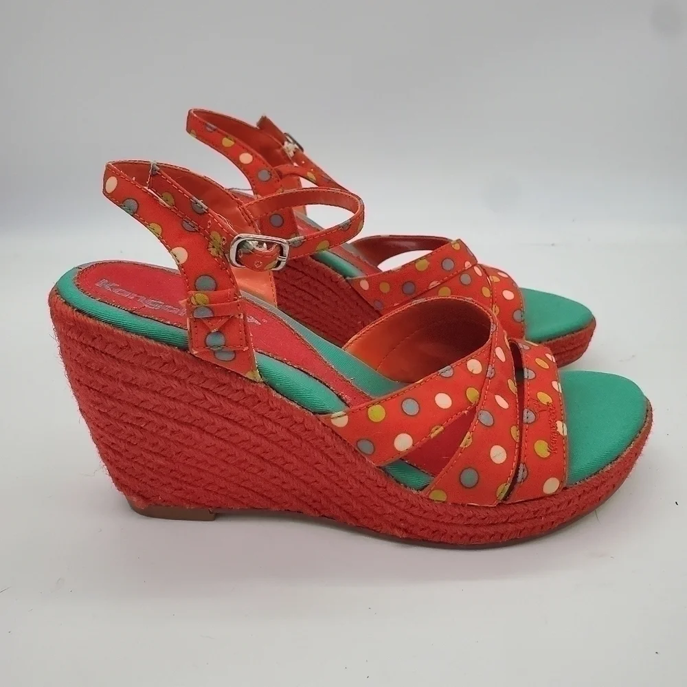 KANGAROOS Ester Espadrilles Wedge Size 7 Shoes
